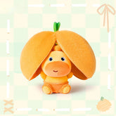 Logell x Capybara Lulu – Orange Plush Holder 10cm / 3.9"